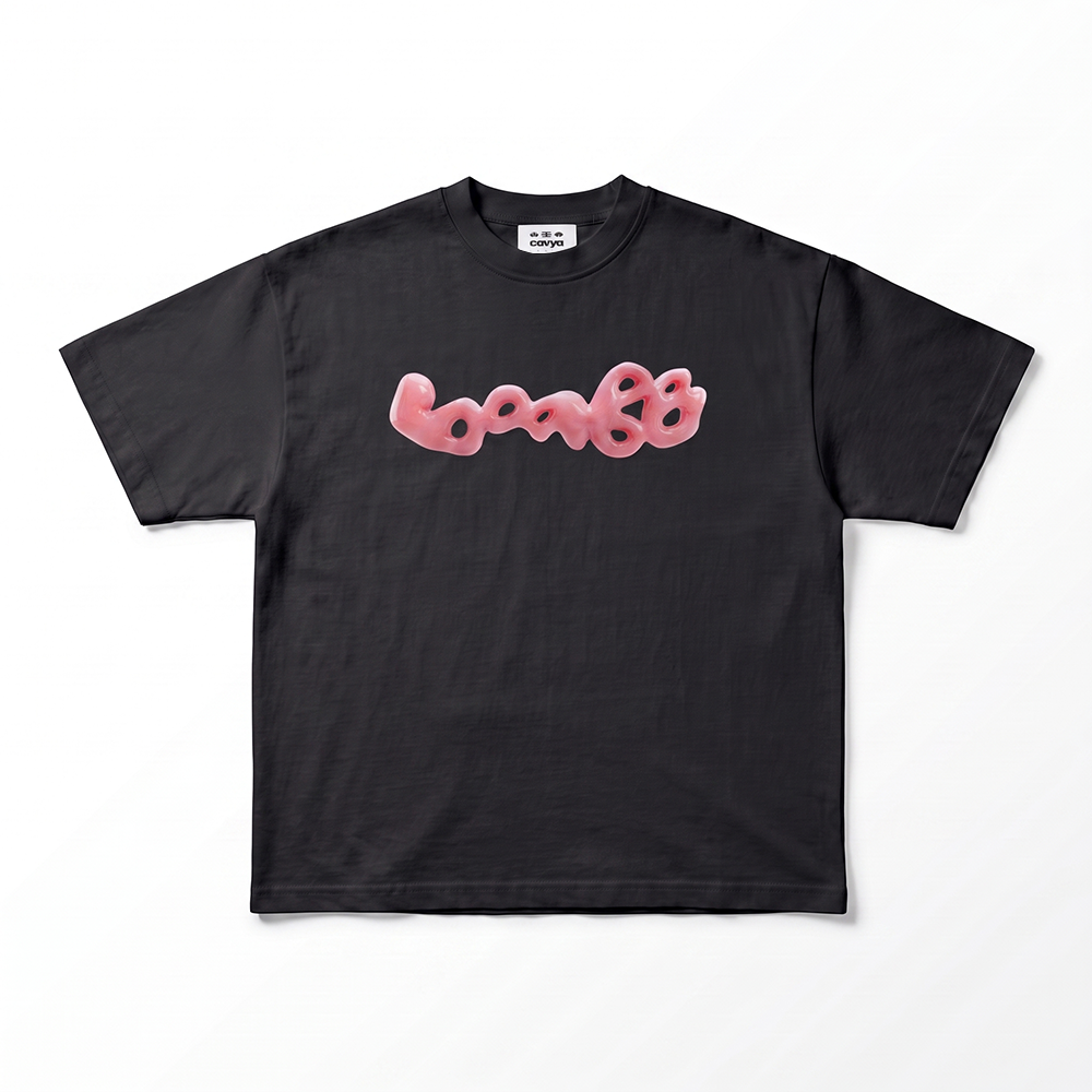 'manase' signature t-shirt | black