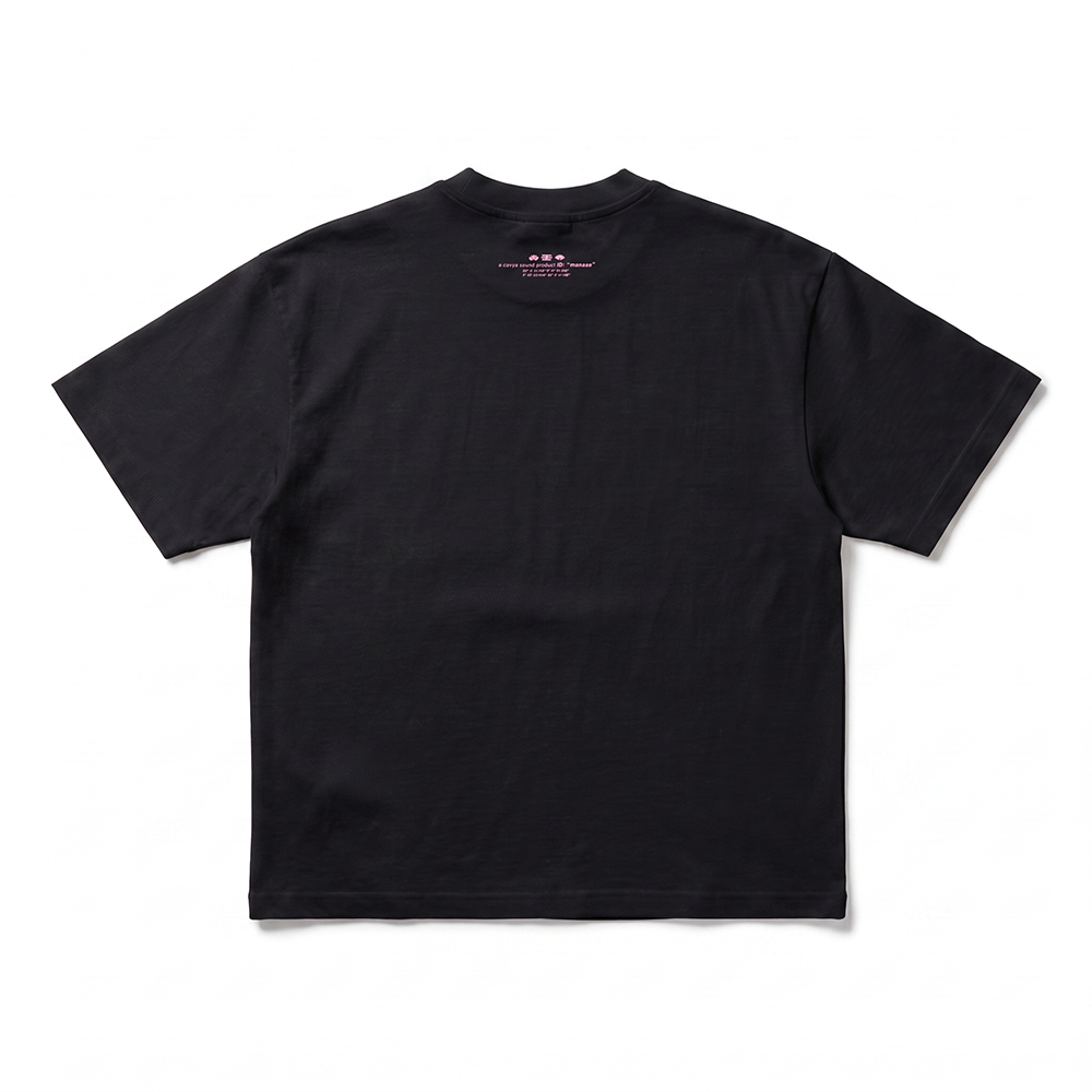 'manase' signature t-shirt | black