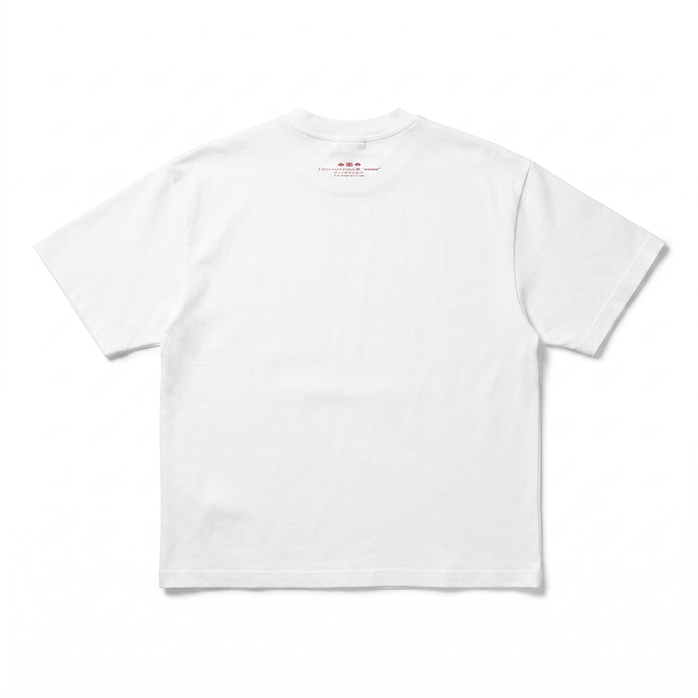 'manase' signature t-shirt | white